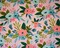 Pink-Teal-Multi Rayon Modal Floral Printed Stretch Spandex Jersey Knit Fabric By the Yard